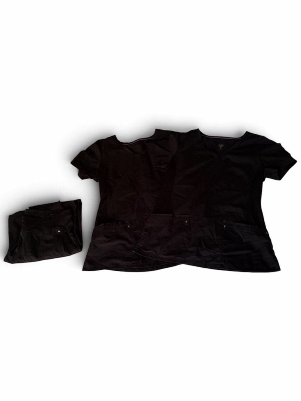 Healing Hands small scrub set in black